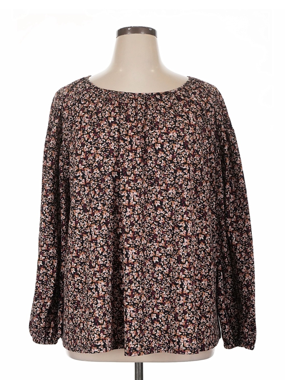 Ava & Viv Floral Peasant Blouse